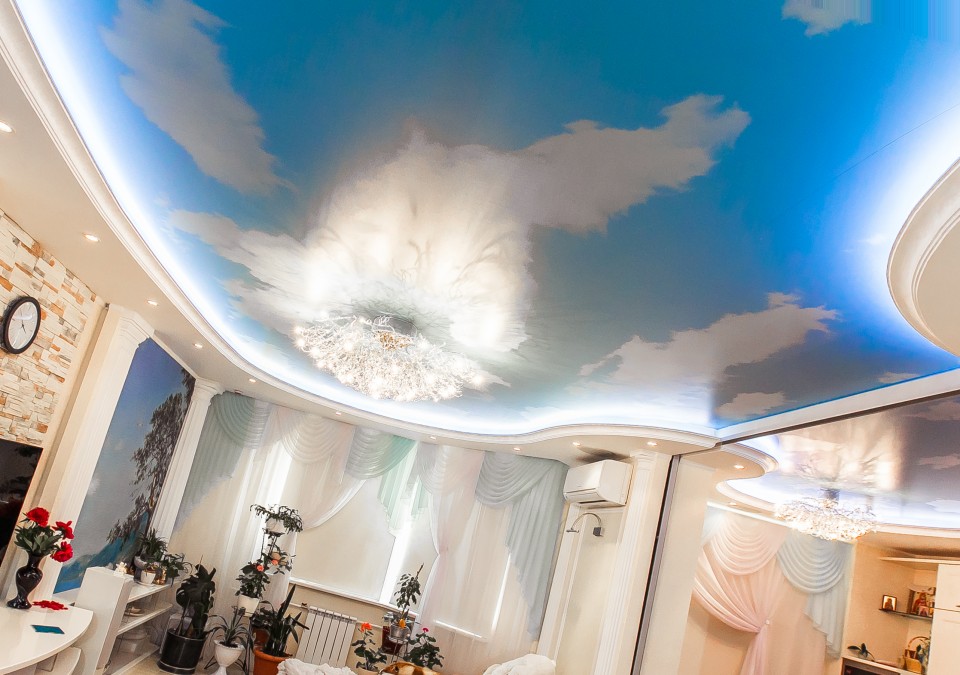 Заказать потолок с фотопечатью в г. Анжеро-Судженск